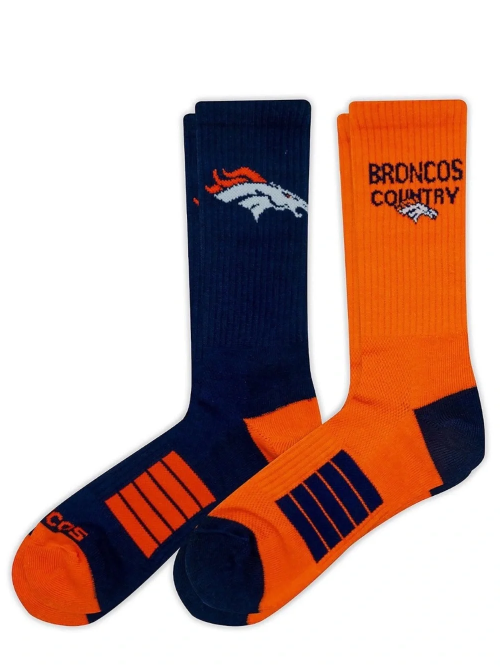 Strideline Denver Broncos 2-Pack of Socks